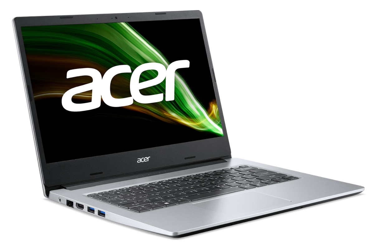 Acer Aspire 3 A314-35-C2HM) N5100/4GB/128GB SSD/14" FHD/Win11 Home S+MS 365/Stříbrná