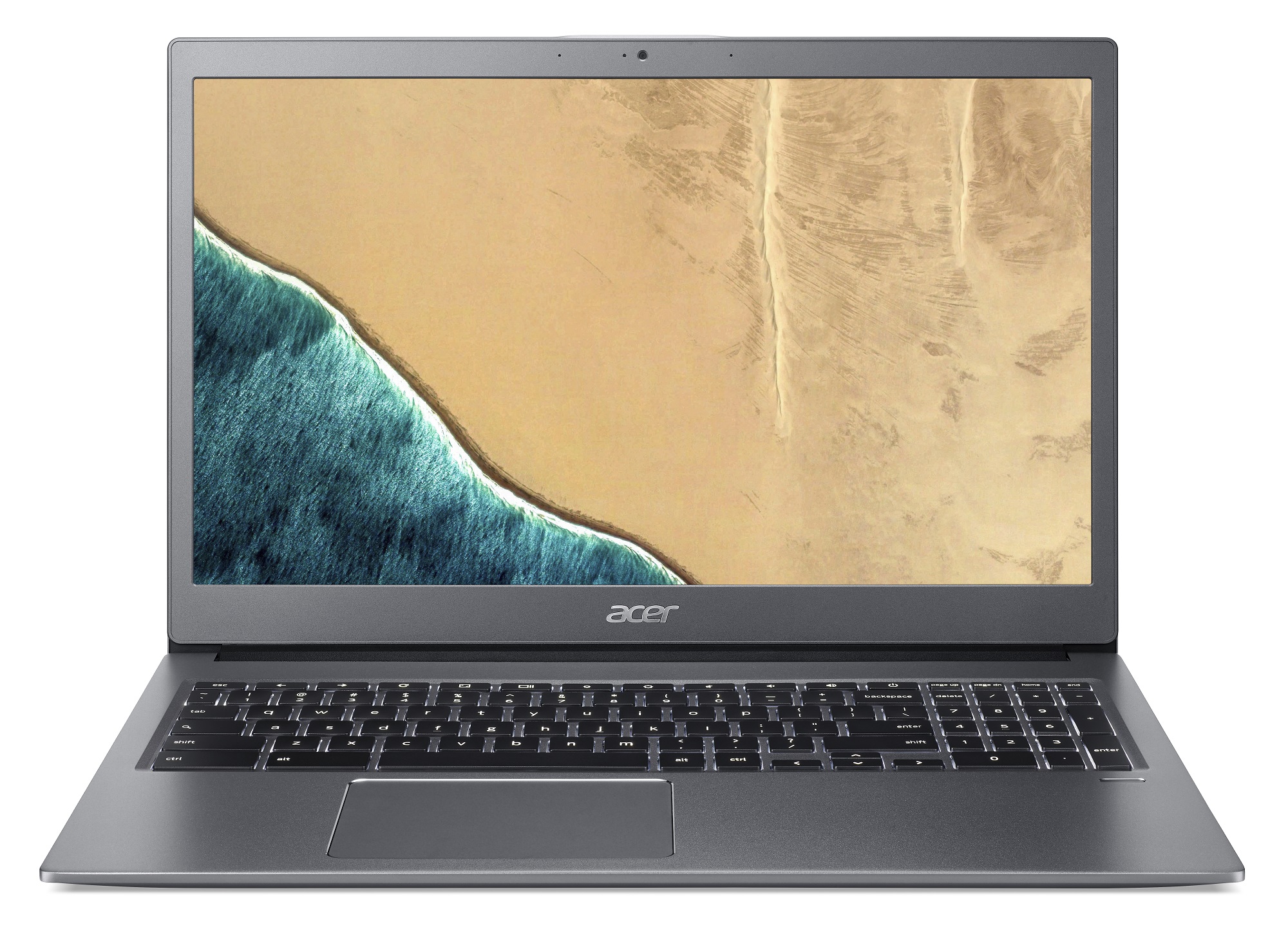 Acer Chromebook/715/i3-8130U/15,6"/FHD/8GB/128GB eMMC/UHD 620/Chrome/Gray/2R