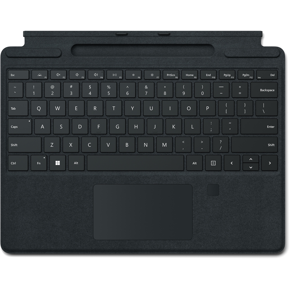 Microsoft Surface Pro Signature Keyboard with Finger Print Reader (Black), ENG