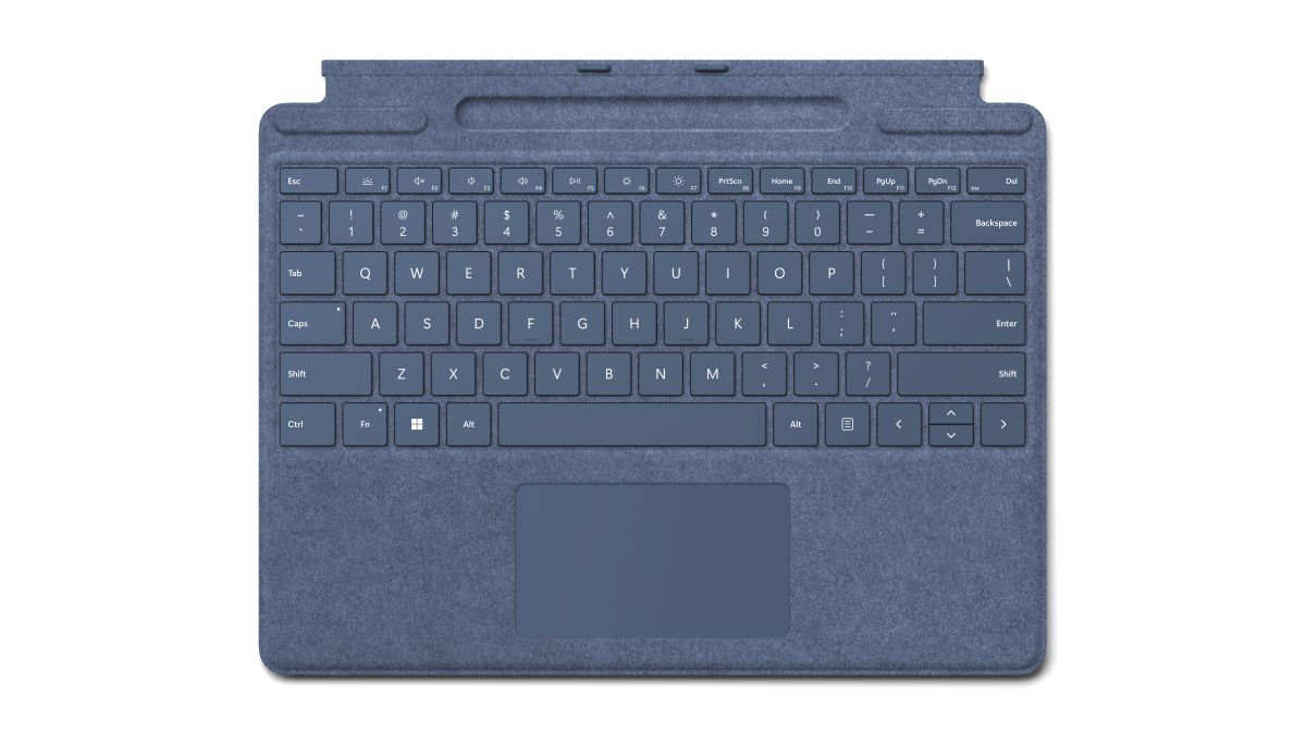 Microsoft Surface Pro Signature Keyboard (Sapphire), CZ&amp;SK (potisk)