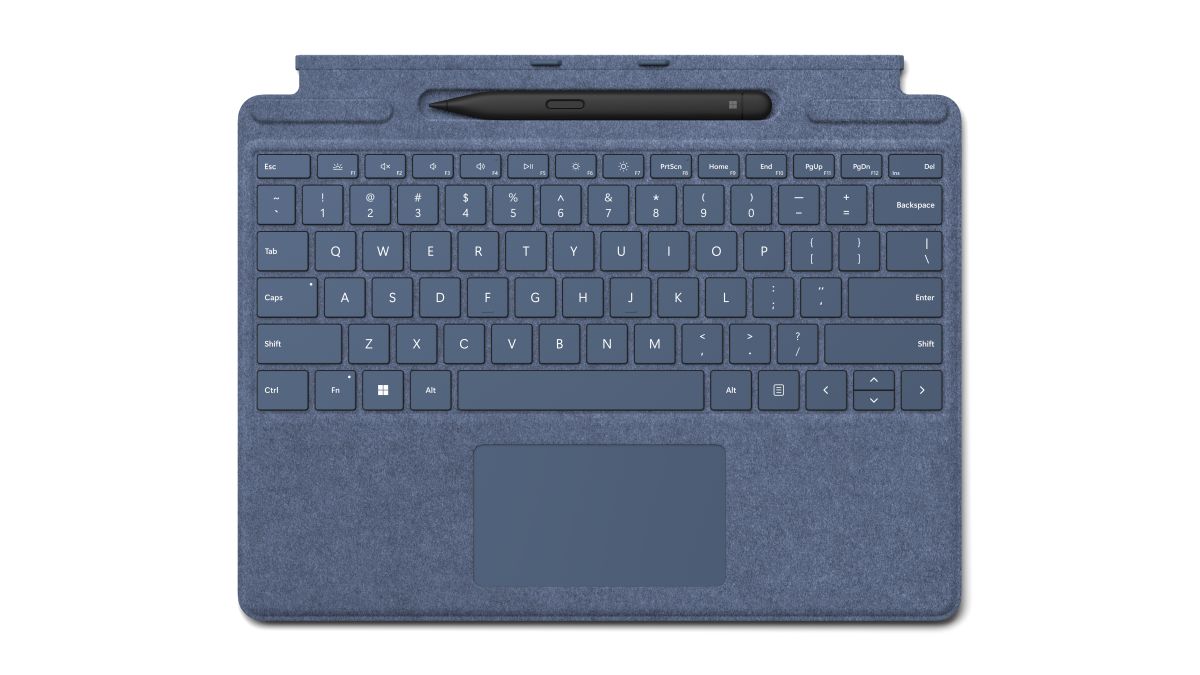 Microsoft Surface Pro Signature Keyboard + Slim Pen 2 Bundle (Sapphire), ENG