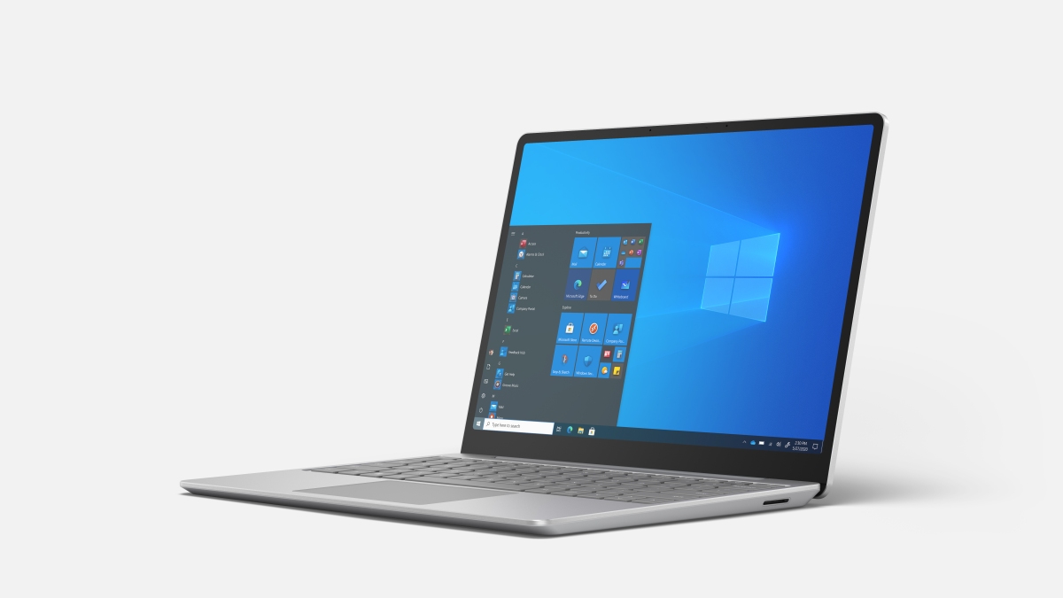 Microsoft Surface Laptop GO 2 - i5-1135G7/16GB/256GB SSD/12,4" 1536 x 1024/TOUCH/Iris XE/WIN 10 PRO - Platinová - komerční licence
