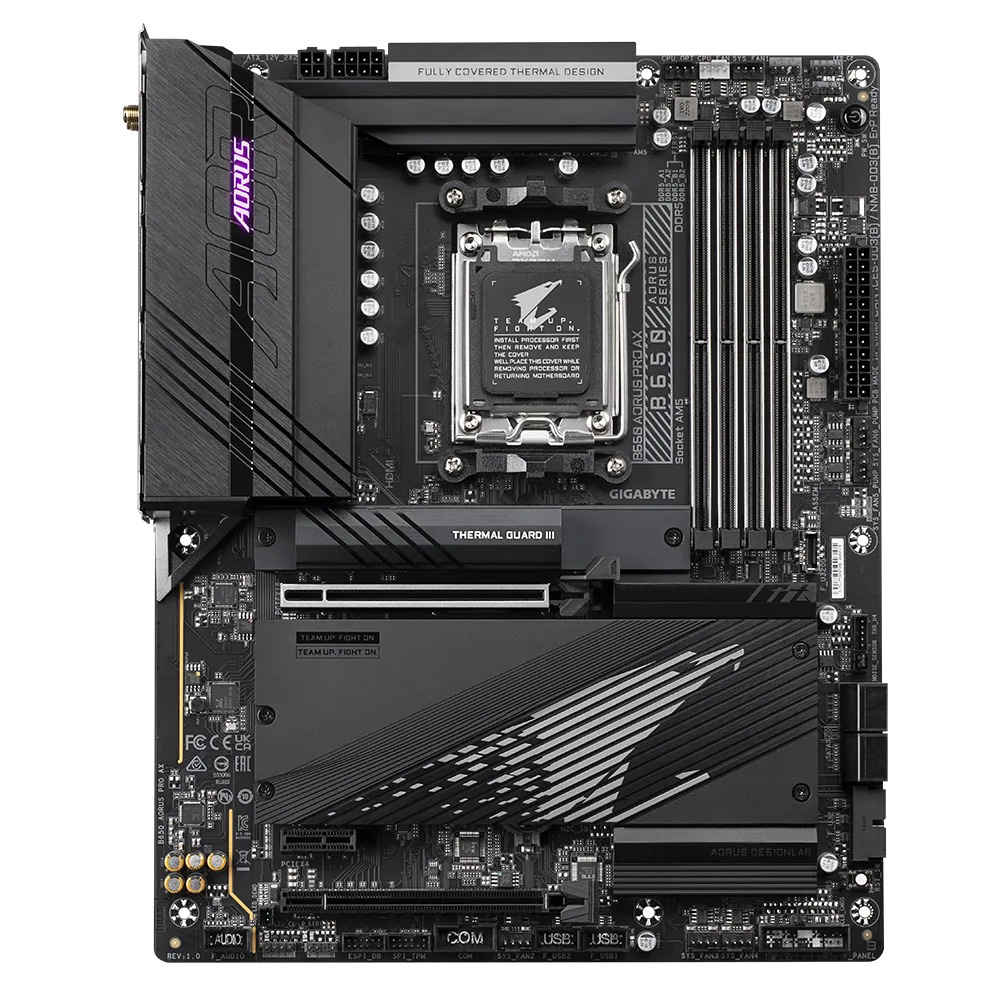 GIGABYTE MB Sc AM5 B650 AORUS PRO AX, AMD B650, 4xDDR5, 1xHDMI, WI-FI