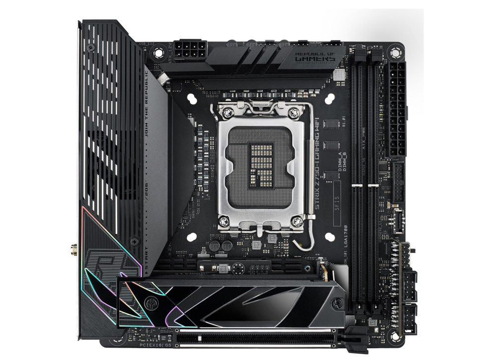 ASUS MB Sc LGA1700 ROG STRIX Z790-I GAMING WIFI, Intel Z790, 2xDDR5, 1xHDMI, WI-FI, mini-ITX