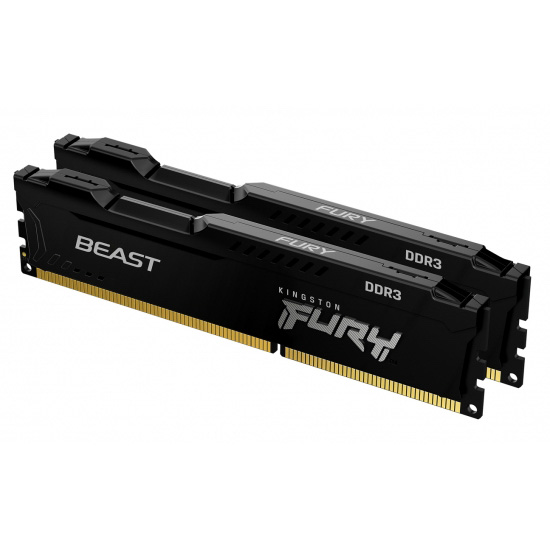 Kingston FURY Beast/DDR3/16GB/1866MHz/CL10/2x8GB/Black