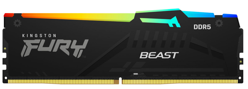 Kingston FURY Beast/DDR5/8GB/6000MHz/CL40/1x8GB/RGB