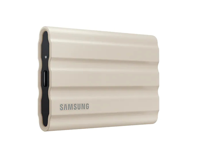 Samsung T7 Shield/1 TB/SSD/Externí/2.5"/Béžová/3R
