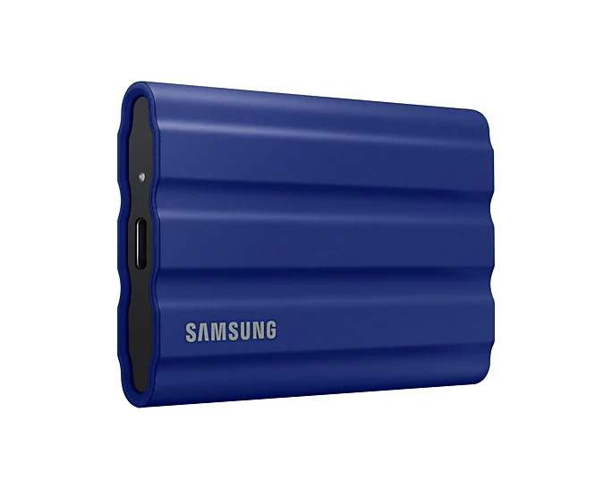 Samsung T7 Shield/1 TB/SSD/Externí/2.5"/Modrá/3R