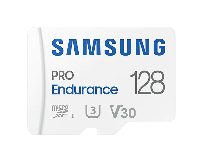 Samsung micro SDXC 128GB PRO Endurance + SD adapt.
