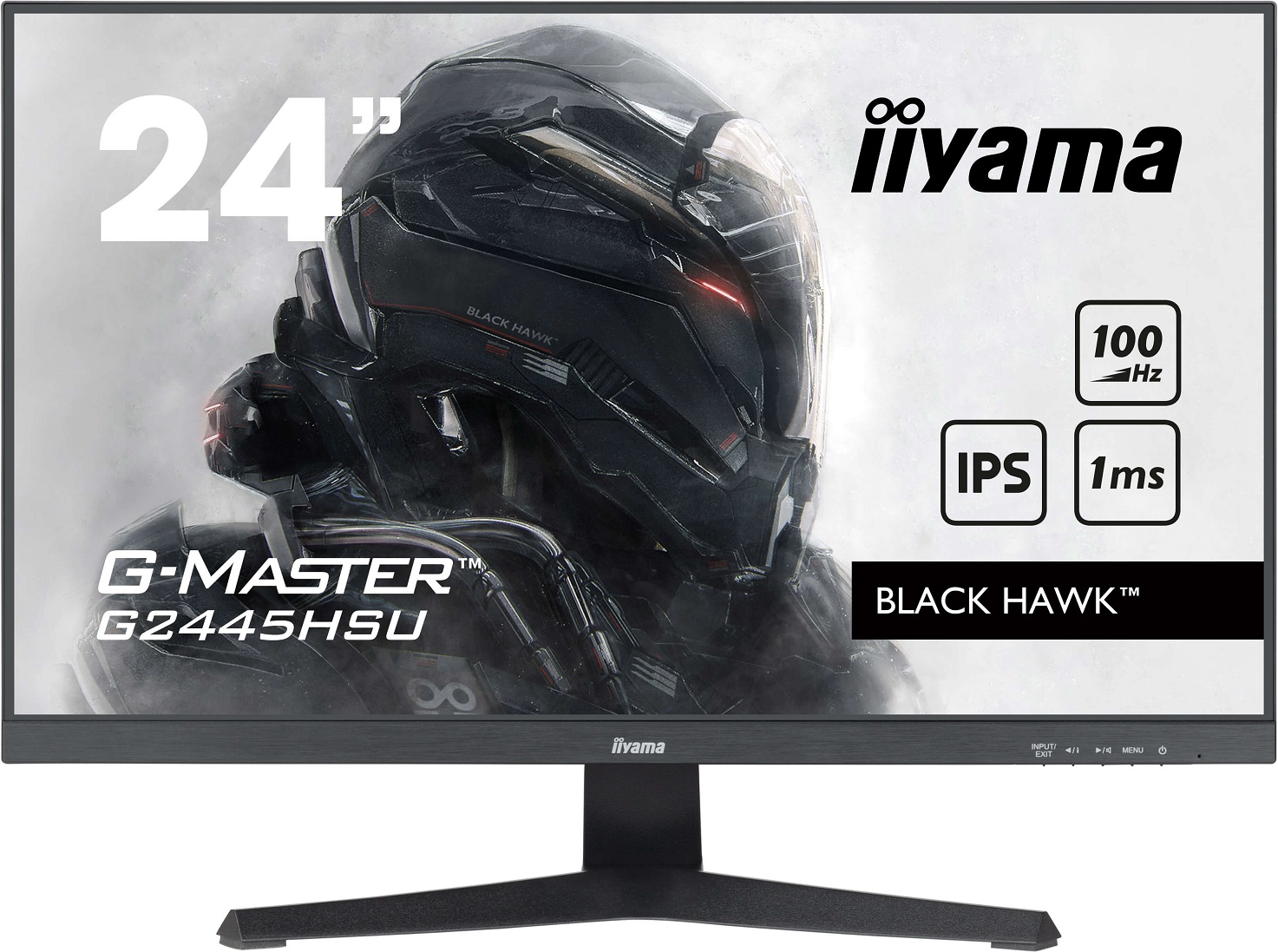 iiyama G-Master/G2445HSU-B2/23,8"/IPS/FHD/100Hz/1ms/Black/3R