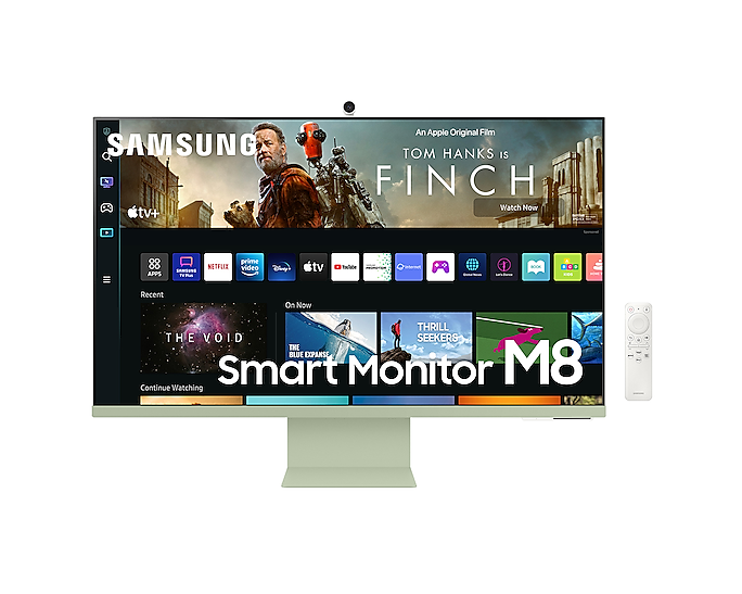 SAMSUNG MT LED LCD Smart Monitor 32" LS32BM80GUUXEN-plochý,VA,3840x2160,4ms,HDMI,USB-C,Wifi,BT,reproduktory