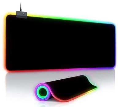 Crono - herní podložka pod myš, RGB velká, 12 světelných režimů, barvy + efekty