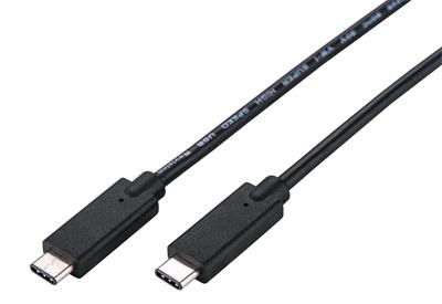 Kabel C-TECH USB 3.2, Type-C (CM/CM), PD 100W, 20Gbps, 2m, černý
