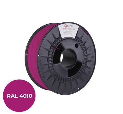 Tisková struna (filament) C-TECH PREMIUM LINE, PETG, telekomunikační fialová, RAL4010, 1,75mm, 1kg