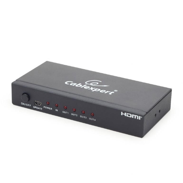 GEMBIRD Dat přepínač  HDMI splitter, rozbočovač 4 cesty