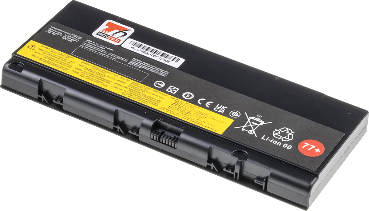 Baterie T6 Power Lenovo ThinkPad P50, ThinkPad P51, 8000mAh, 90Wh, 6cell