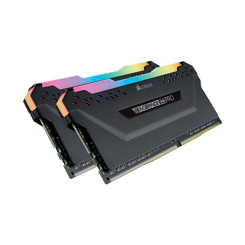 CORSAIR DIMM DDR4 16GB (Kit of 2) 3200MHz CL16 Vengeance RGB PRO Černá