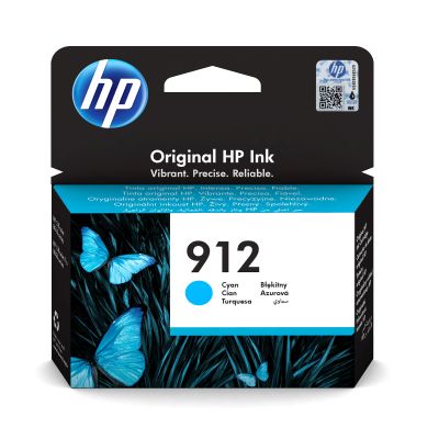 HP 912 Azurová originální inkoustová kazeta