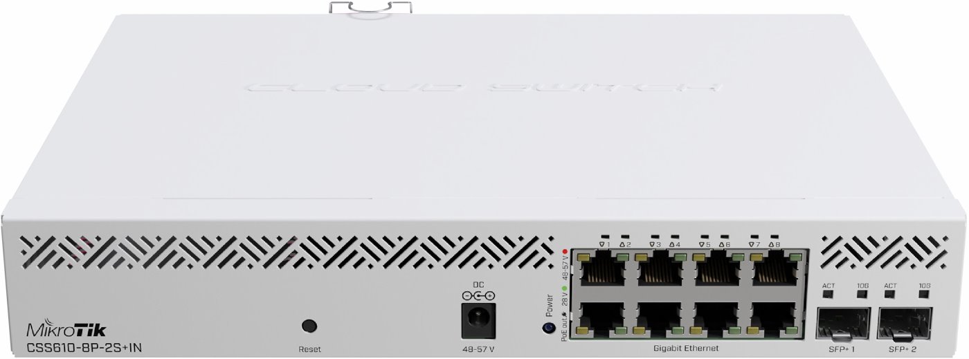 MikroTik CSS610-8P-2S+IN, Cloud Smart Switch