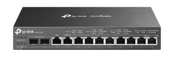 TP-Link ER7212PC Gb VPN router POE+ controller Omada SDN