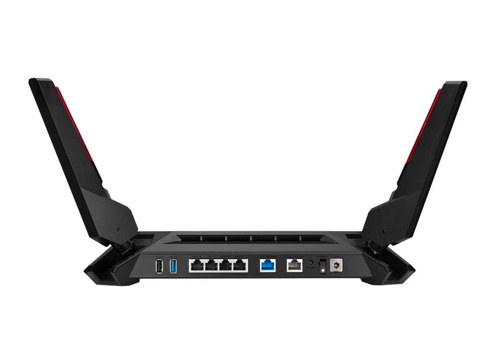 ASUS GT-AX6000 (AX6000) WiFi 6 Extendable Gaming Router, 2.5G porty, AiMesh, 4G/5G Mobile Tethering