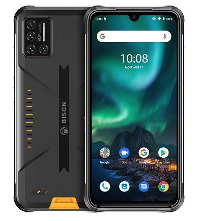 Umidigi Bison Yellow odolný telefon, 6,3" FHD+, 6GB + 128GB, IP68, IP69K, 48 Mpx Sony, Android 10