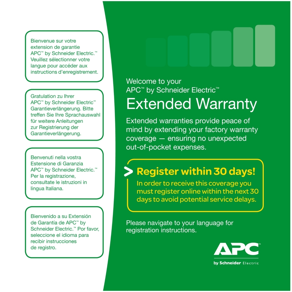 (1) Year Extended Warranty for (1) Easy UPS SRV/ SRVS Level 01