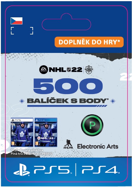 ESD CZ PS4 - NHL® 22 500 Points Pack