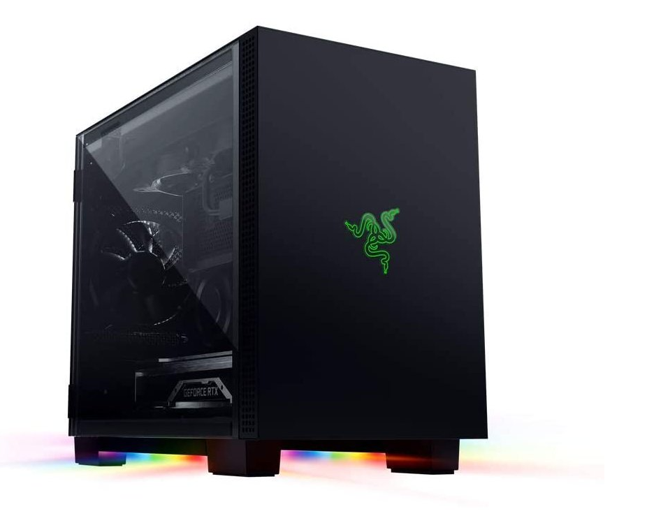 Razer Tomahawk M1 ( M1/Mini-ITX/Aluminum/Tempered Glass/Desktop Chassis )