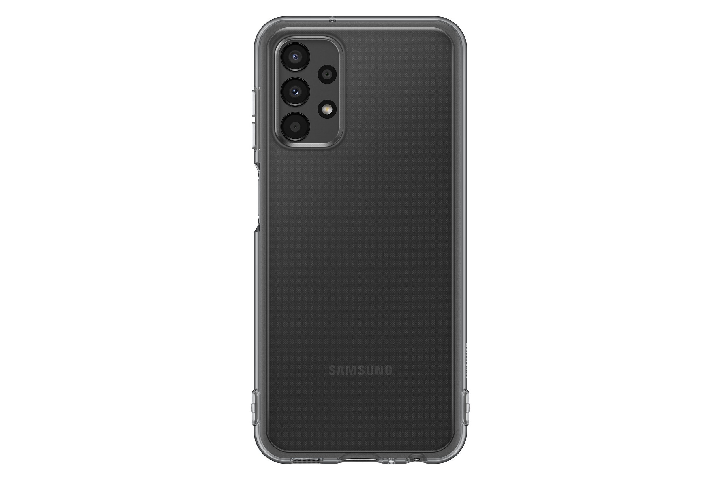 Samsung Poloprůhledný zadní kryt A13 Black