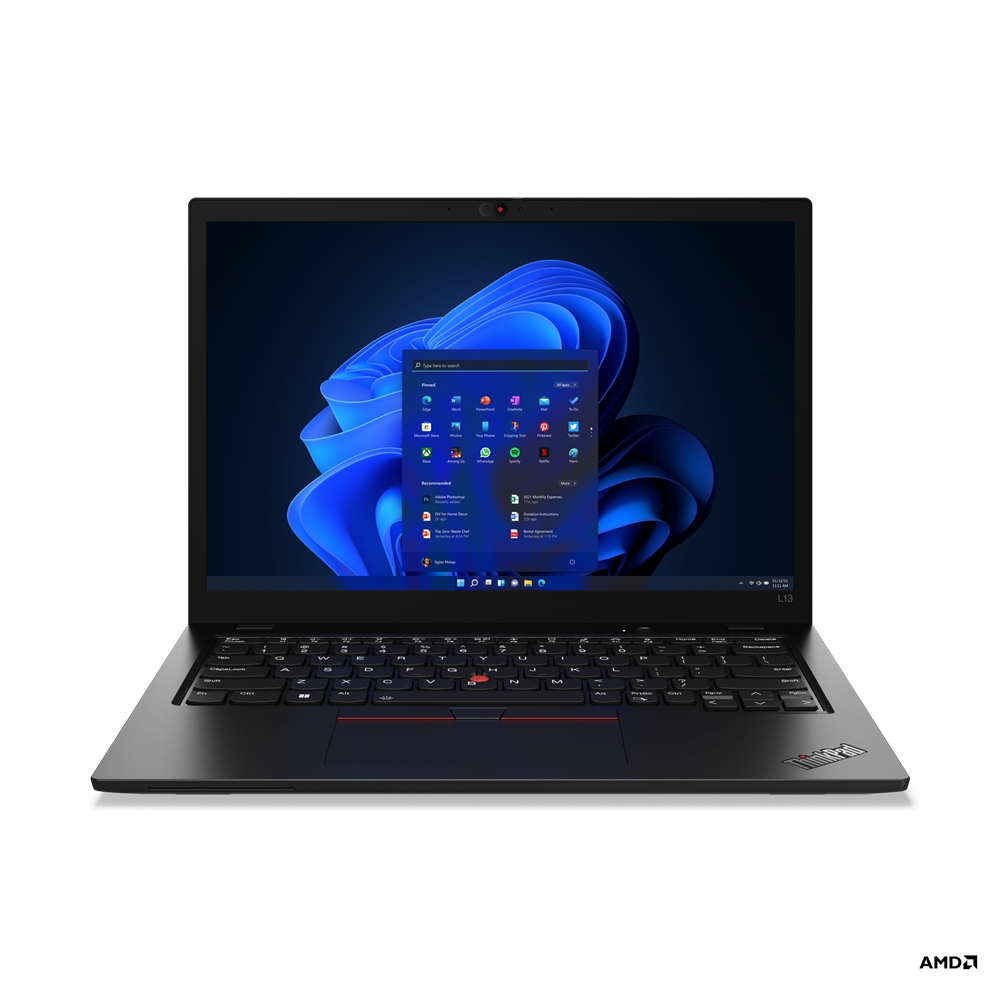 Lenovo ThinkPad L/L13 Gen 3 (AMD)/R5PRO-5675U/13,3"/FHD/8GB/512GB SSD/AMD int/W11P down/Black/3R