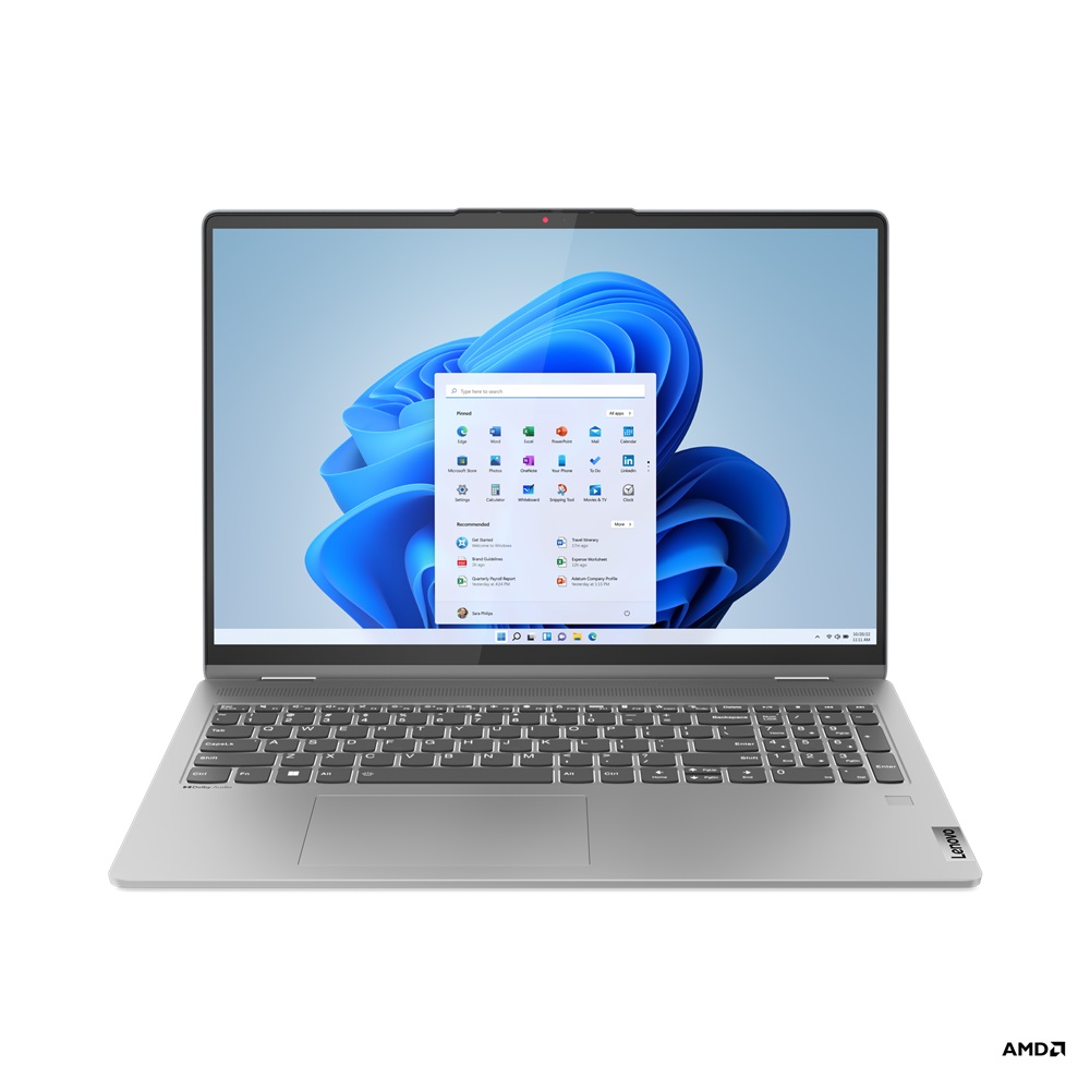 Lenovo IdeaPad Flex 5/16ABR8/R7-7730U/16"/WUXGA/T/16GB/1TB SSD/Vega 8/W11H/Gray/2R