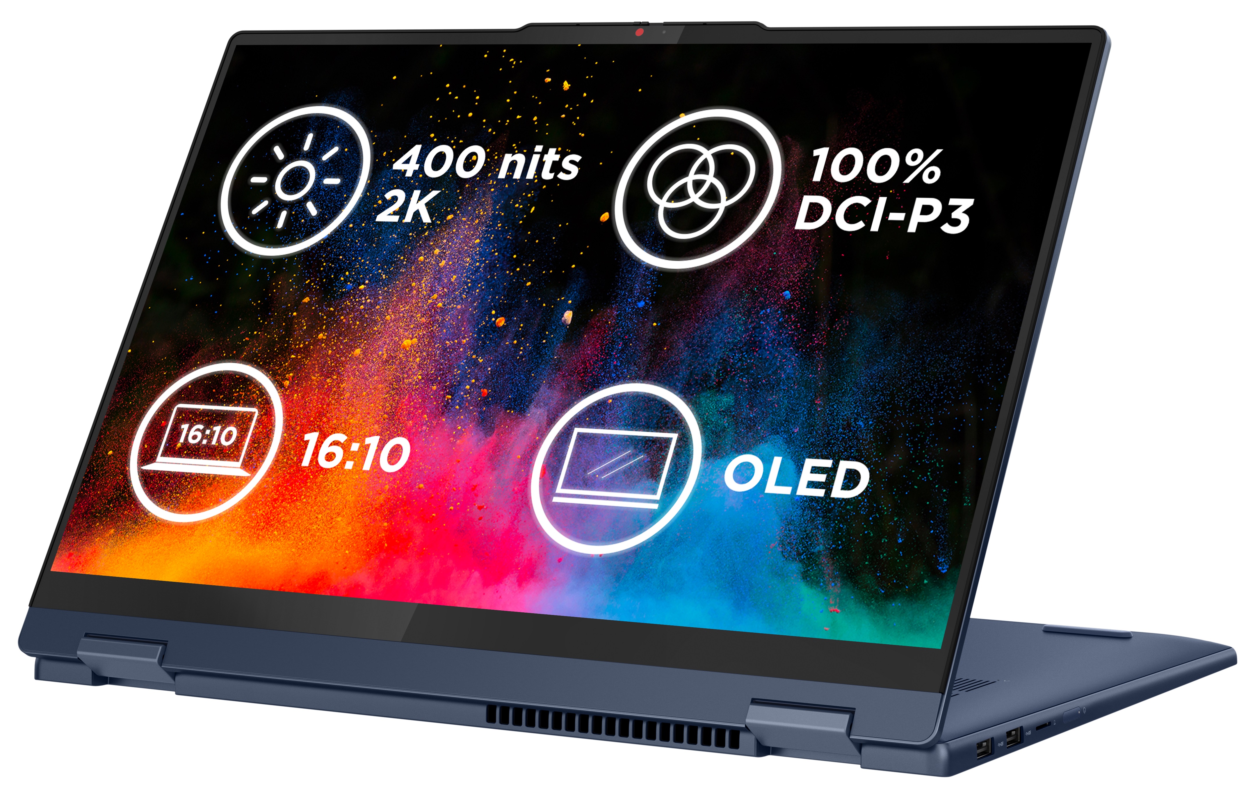 Lenovo IdeaPad 5/2-in-1 16AHP9/R5-8645HS/16"/2048x1280/T/16GB/512GB SSD/AMD int/bez OS/Blue/2R