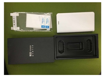 MEIZU  Protective Case pro Meizu M6 Note, bílá (flipový obal s  folii, darkove baleni)