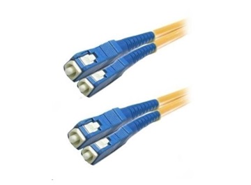 Duplexní patch kabel SM 9/125, OS2, SC-SC, LS0H, 15m
