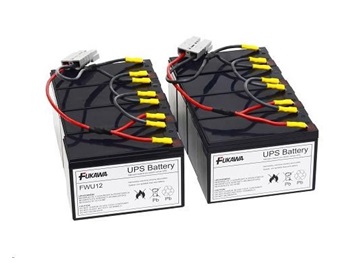 Baterie - FUKAWA FWU-12 náhradní set baterií za RBC12 (12V/7Ah, 8ks)