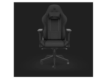 SPC Gear herní židle SR600F BK, textil, černá