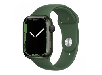 Apple Watch S7/45mm/Green/Sport Band/Green