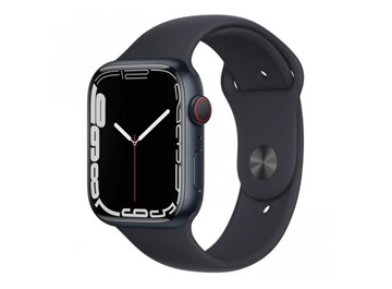 Apple Watch S7 Cell/45mm/Midnight/Sport Band/Midnight