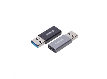 AKASA - USB 3.1 Gen 2 Type-C (F) na Type-A (M) 2 ks