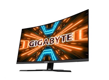 GIGABYTE LCD - 31,5" Gaming monitor M32QC QHD, 2560 x 1440, 165Hz, 3000:1, 350cd/m2, 1ms, 2xHDMI 2.0, 1xDP, 1xUSB-C, VA