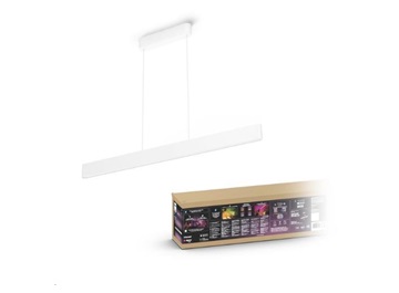 PHILIPS Ensis Svítidlo závěsné, Hue White and color ambiance, 230V, 2x39W integr.LED, Bílá