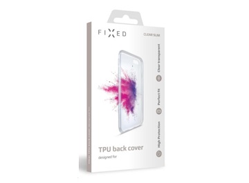 FIXED gelový zadní kryt pro Apple iPhone 13 Mini, čirá