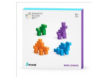 PIXIO Mini Dinos magnetická stavebnice