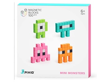 PIXIO Mini Monsters magnetická stavebnice