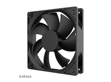 přídavný ventilátor Akasa 12 cm Smart black