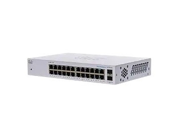 Cisco switch CBS110-24T (24xGbE, 2xGbE/SFP combo,fanless) - REFRESH