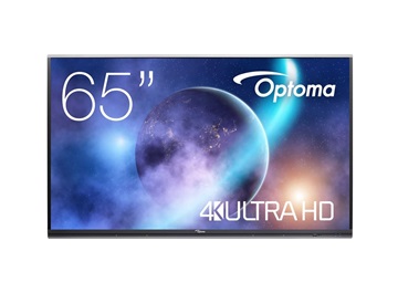 Optoma 5652RK IFPD 65" - interaktivní dotykový, 4K UHD, multidotyk 20prstu, Android, antireflexní tvrzené sklo