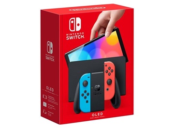 Nintendo Switch (OLED model) Neon Blue/Neon Red - EU distribuce