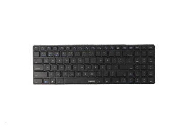 BAZAR RAPOO klávesnice E9100M, bezdrátová, Ultra-slim, CZ/SK, černá - bez orig.krabice